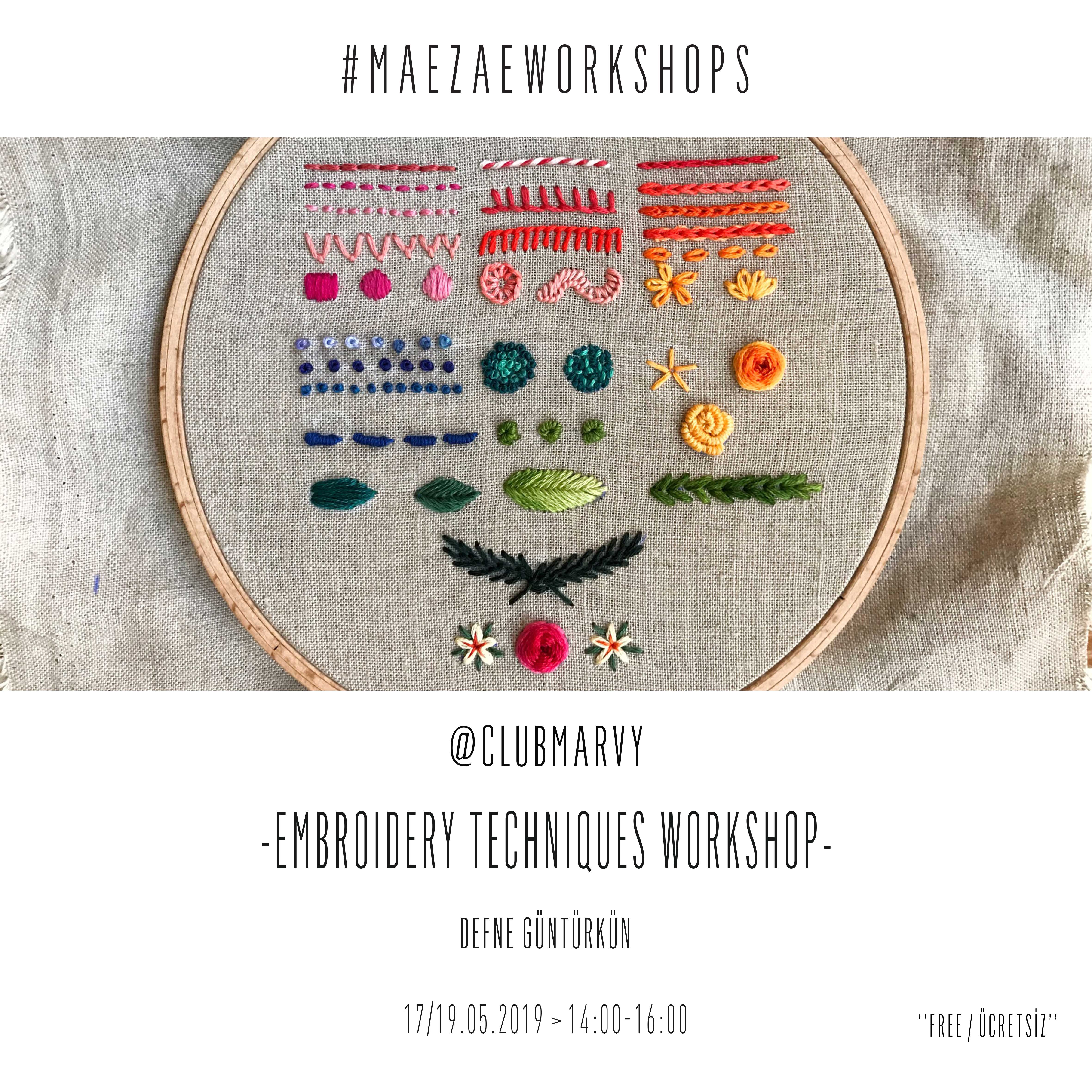 Embroidery Techniques