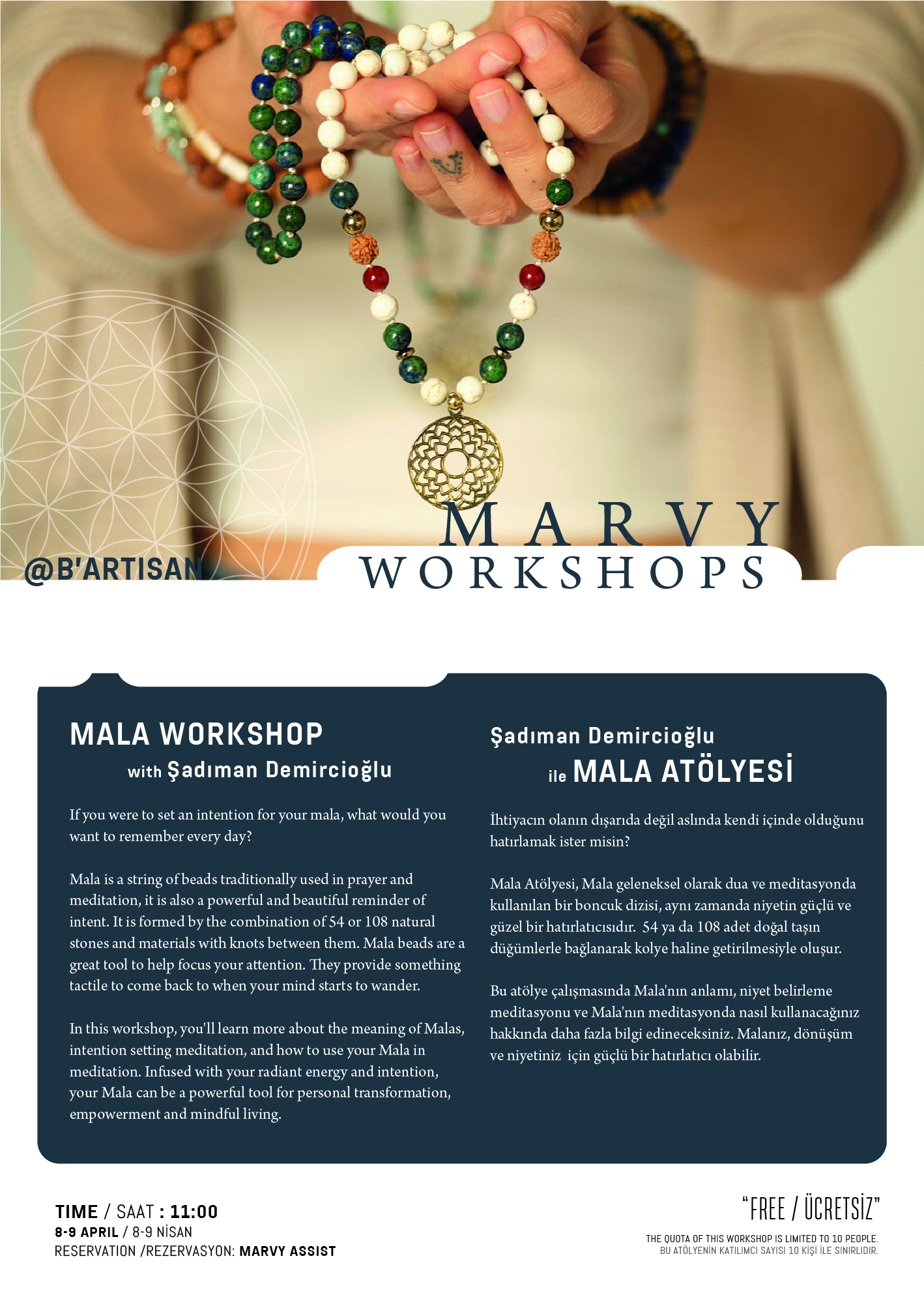  Mala Workshop with Şadıman Demircioğlu